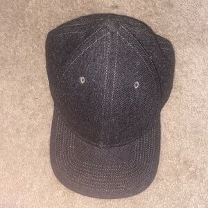 Timberland Bare Black Poly/Wool Baseball Cap Winter Warmth EUC quality everyday